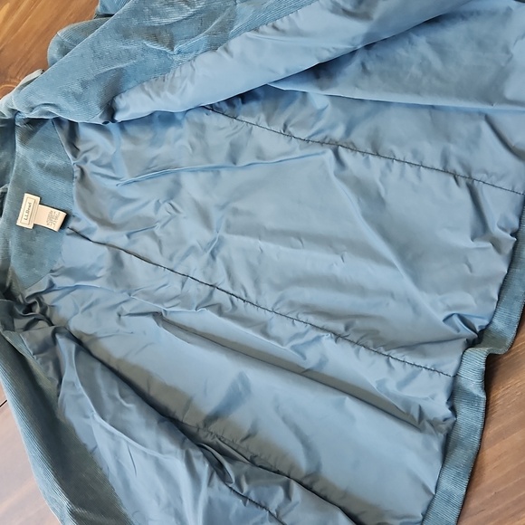 LL Bean Blue Corduroy Blazer with Notched Lapels - Picture 9 of 14